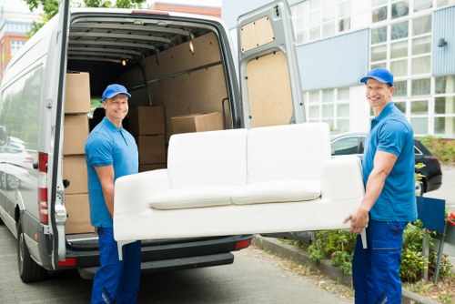 Furniture pick-up service in a stylish Knightsbridge residence