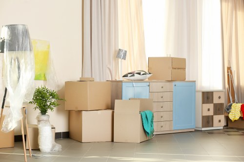 Professional house removalists in Knightsbridge preparing a luxury home move