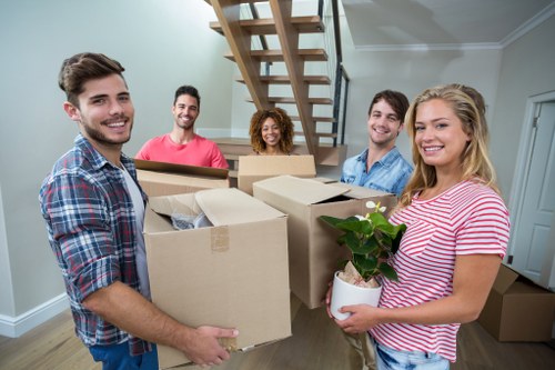 Experienced Knightsbridge removal team handling furniture and fragile items