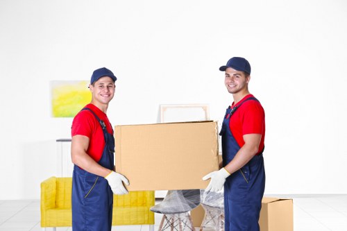 Knightsbridge office relocation team managing access and loading challenges
