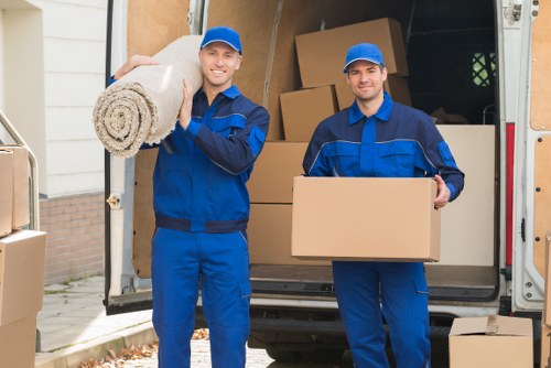 Example move from a mews property in Knightsbridge