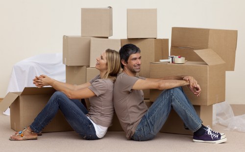 Removal vehicle logistics for a Knightsbridge property move