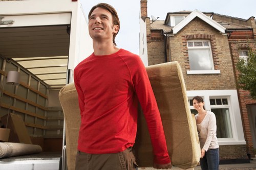 Office and home relocation using a removal van in Knightsbridge