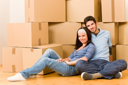 Local office movers handling a business relocation in central Knightsbridge