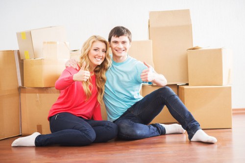 Efficient man with a van moving items in central London Knightsbridge area