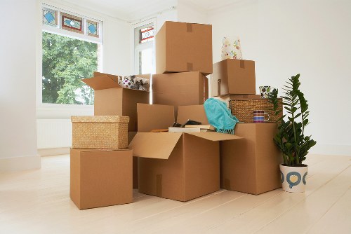 Professional house movers handling a move near Knightsbridge streets
