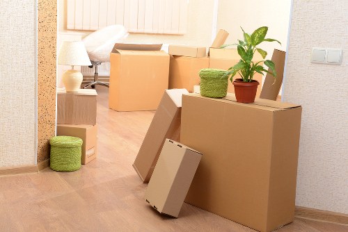 Careful packing for a student move in Knightsbridge