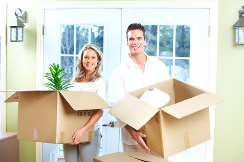 Knightsbridge furniture moving team handling luxury home items