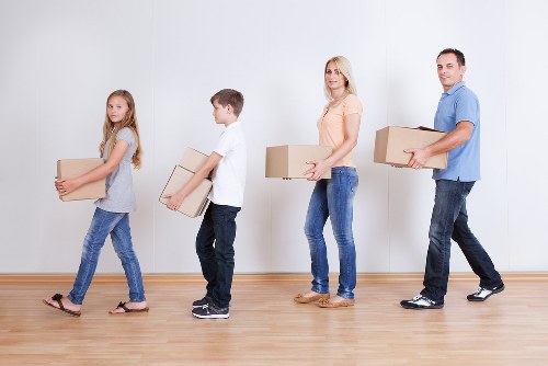 Commercial moving team handling office removals in Knightsbridge with careful coordination