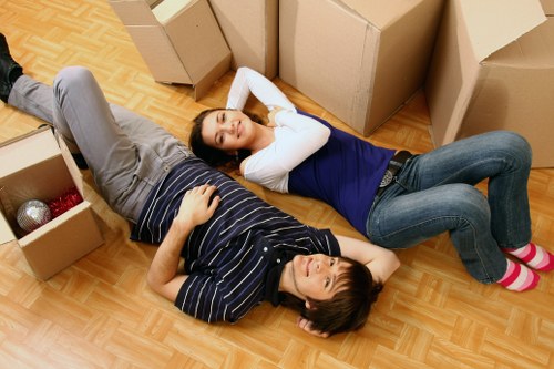 Furniture loading support for a Knightsbridge move