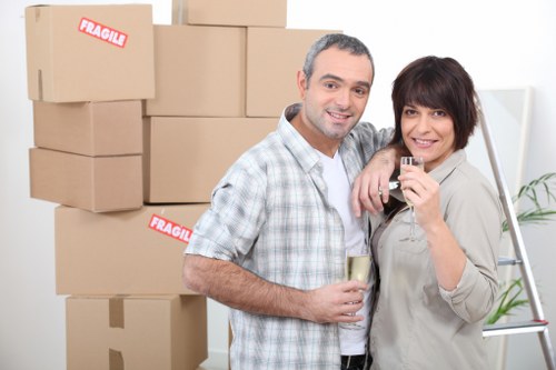 Sustainable moving and recycling service in Knightsbridge with careful waste separation